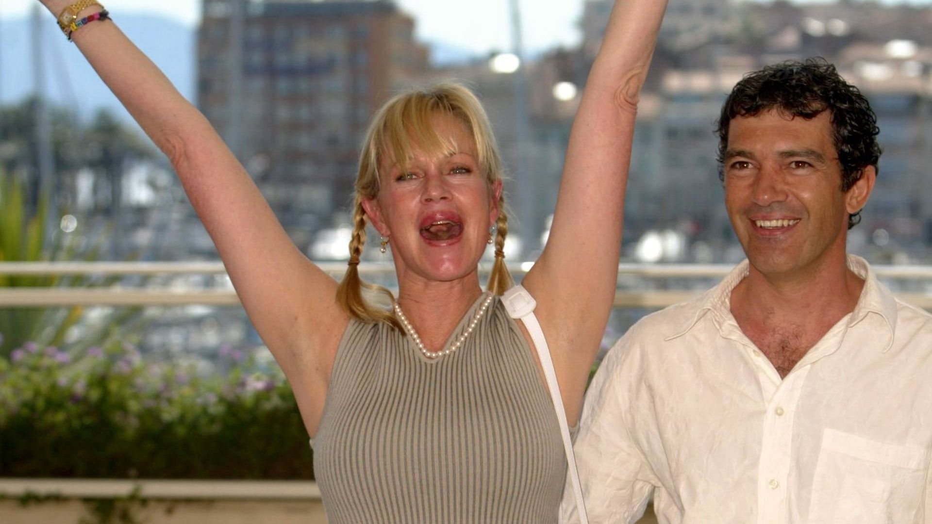 Antonio Banderas y Melanie Griffith en el Festival de Cannes