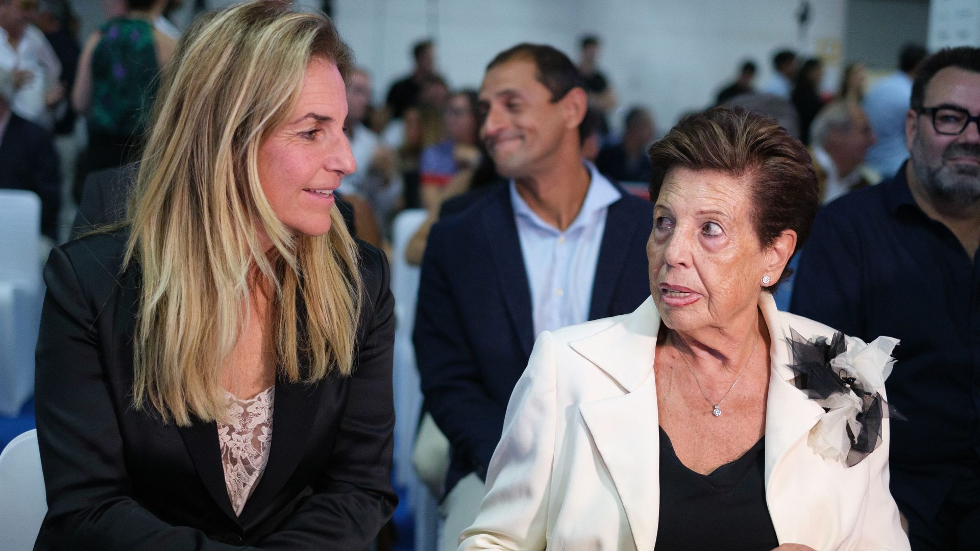 Arantxa Sánchez Vicario y su madre