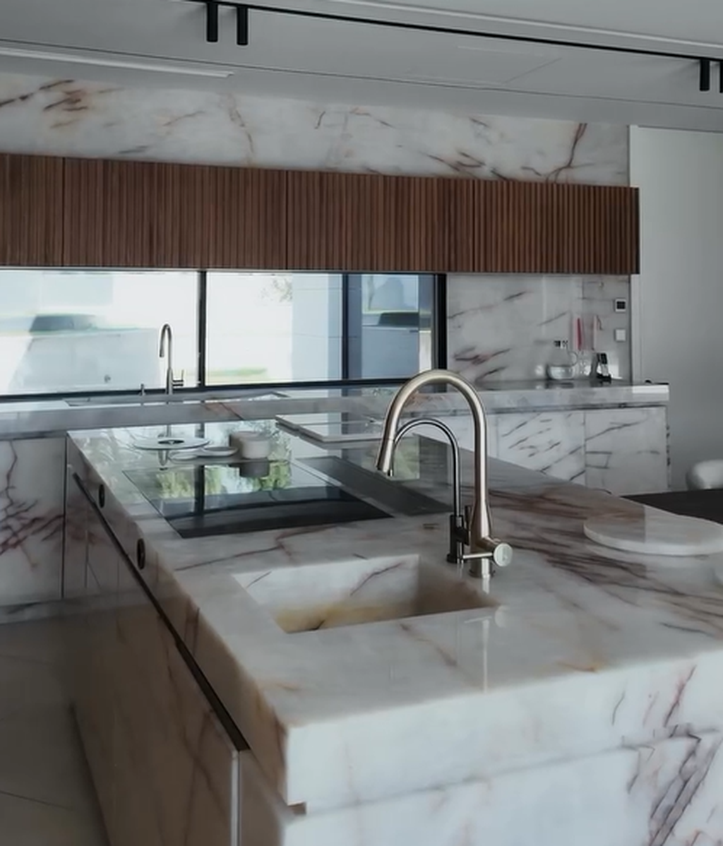Cocina de la casa de Marcos Llorente
