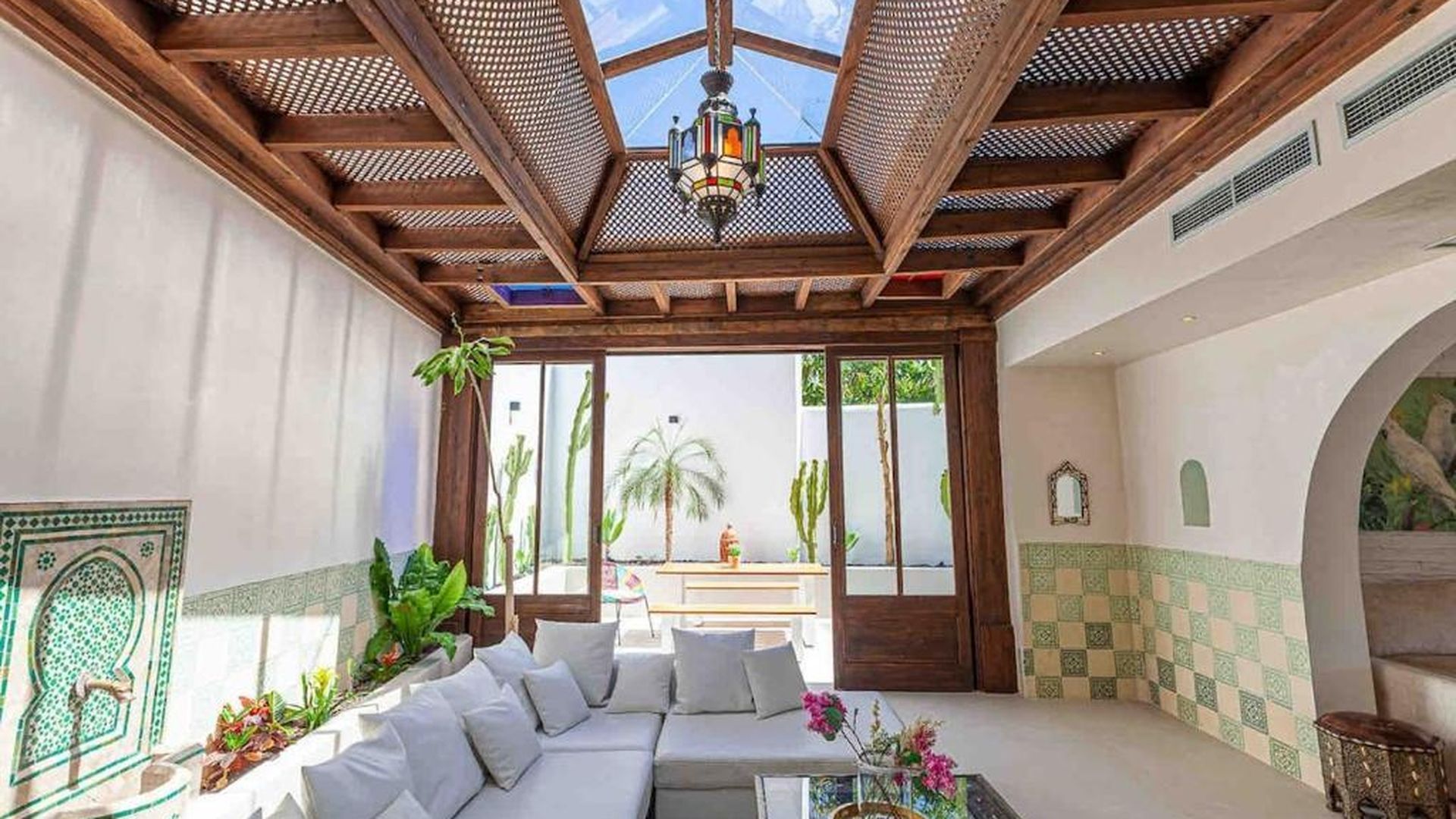 El interior de la casa de Hanan Alcalde