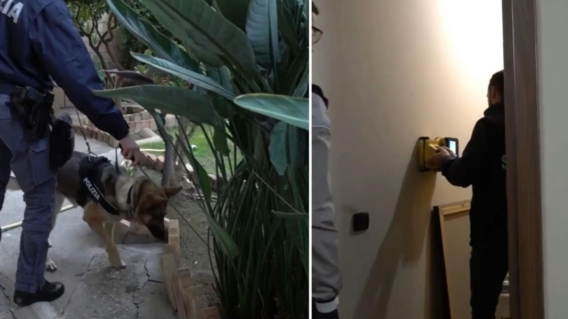 Imágenes de la Policía italiana en la casa donde la joven dio a luz y asfixió a sus dos gemelos poco después de nacer en Reggio Calabria.