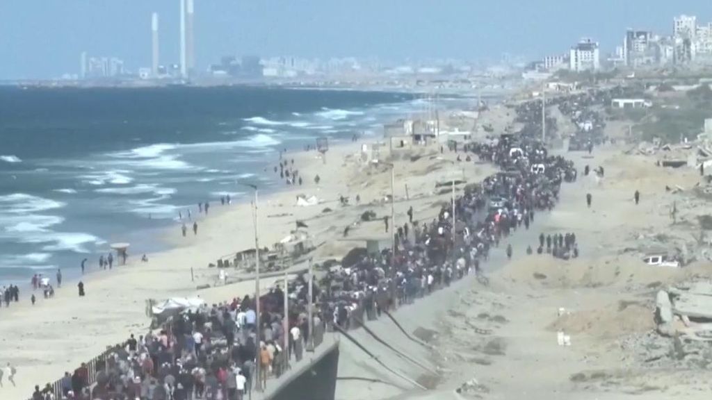 La imagen de la paz en Gaza: el éxodo de los gazatíes