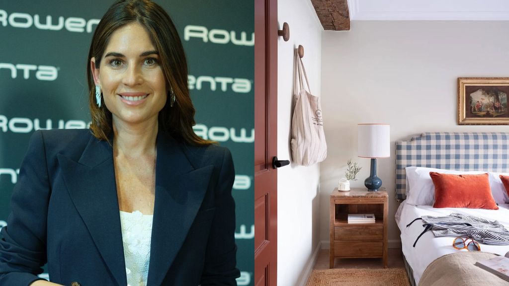 Lourdes Montes y una imagen de Borgia Conti, en un montaje de fotos