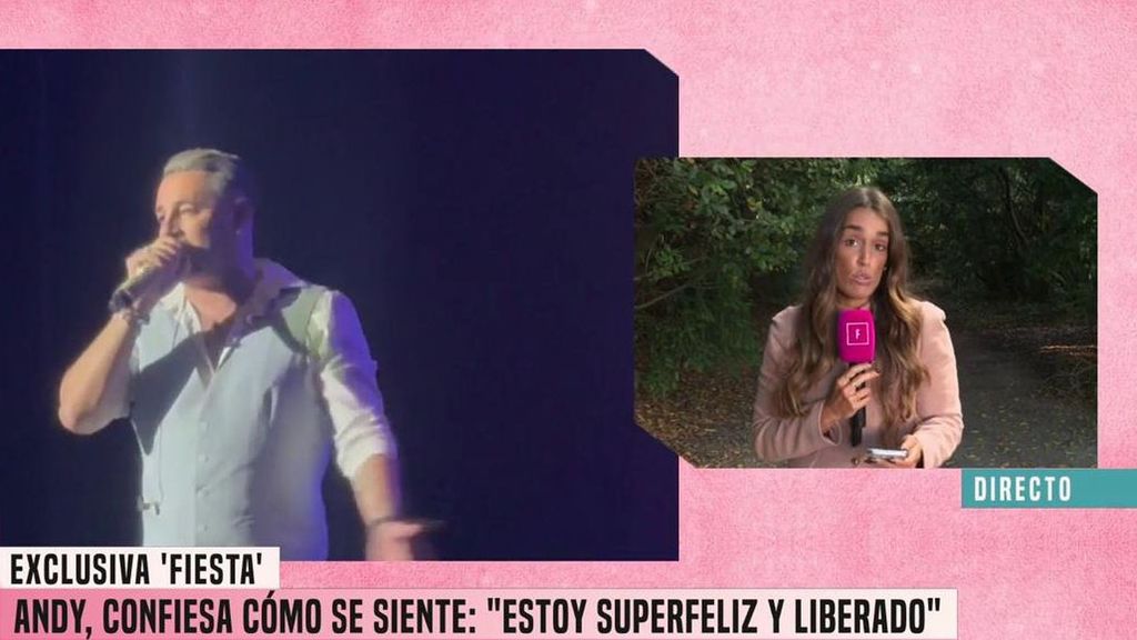 Exclusiva | Andy concede sus primeras palabras a 'Fiesta' tras separarse de Lucas: "Estoy liberado"