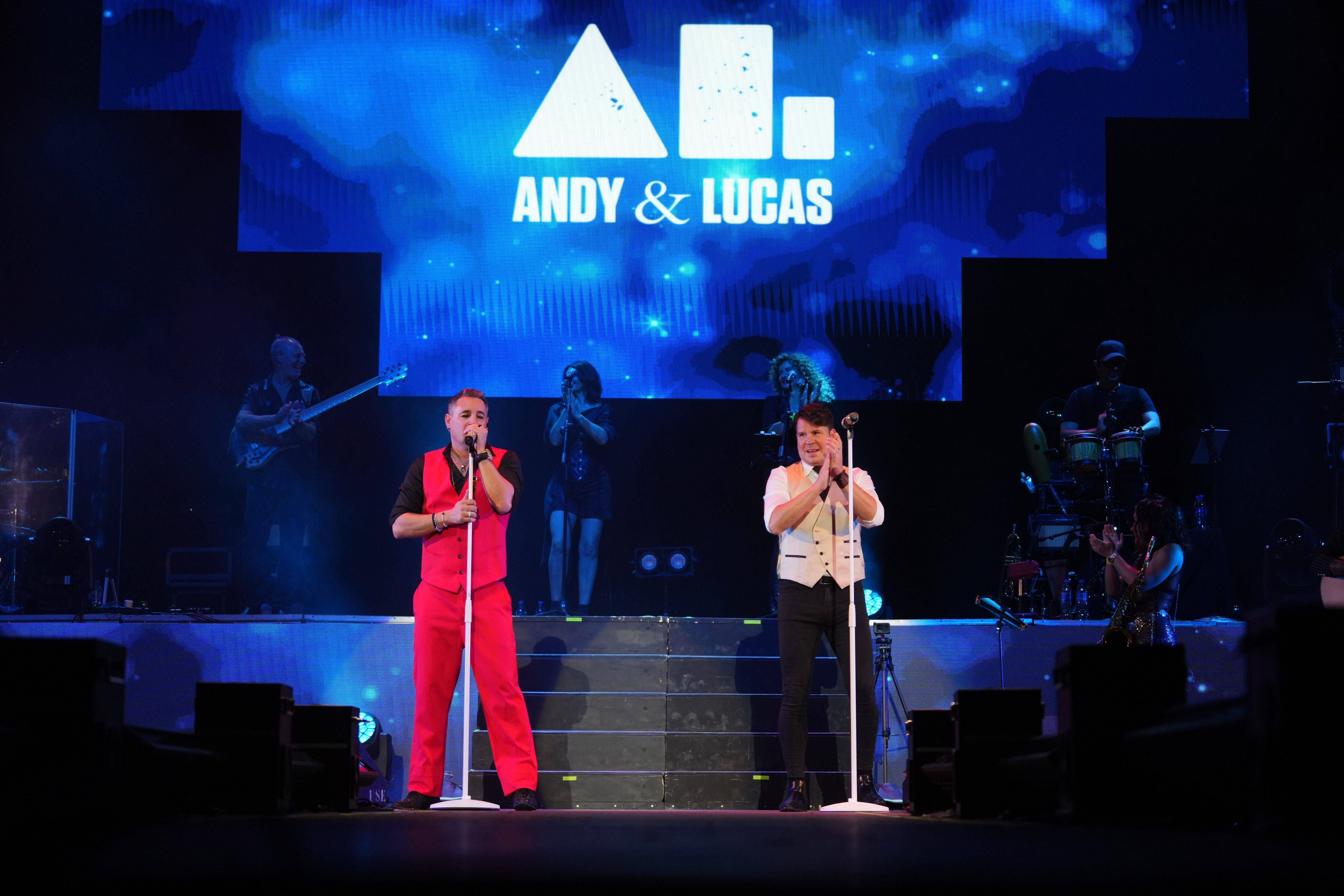 Andy y Lucas en su último concierto