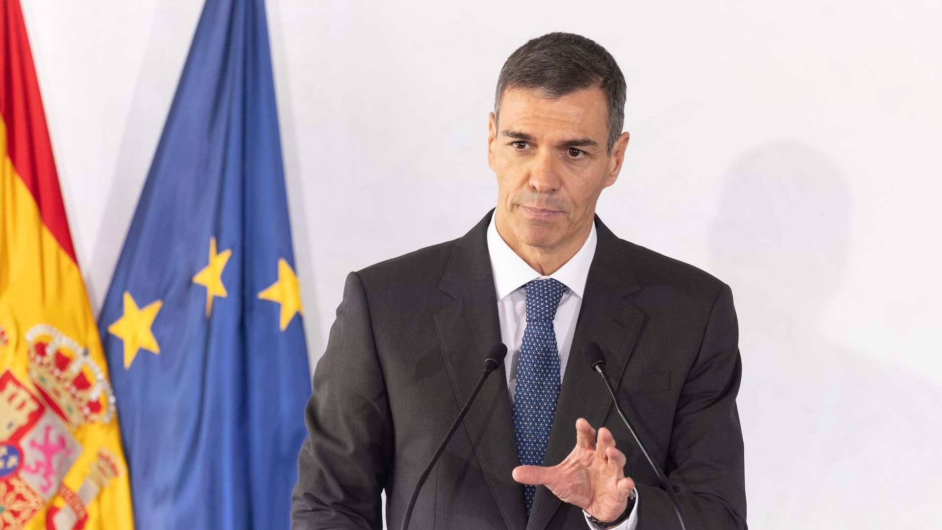 El presidente del Gobierno, Pedro Sánchez