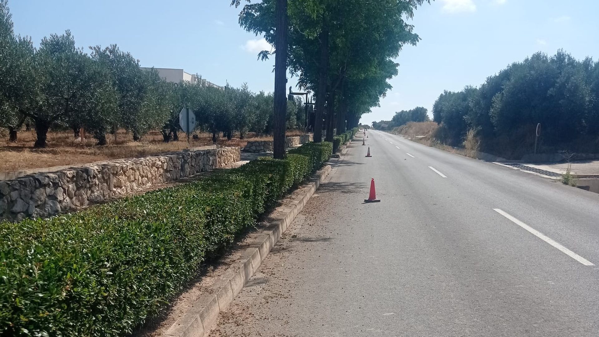 Carretera en Casariche, Sevilla