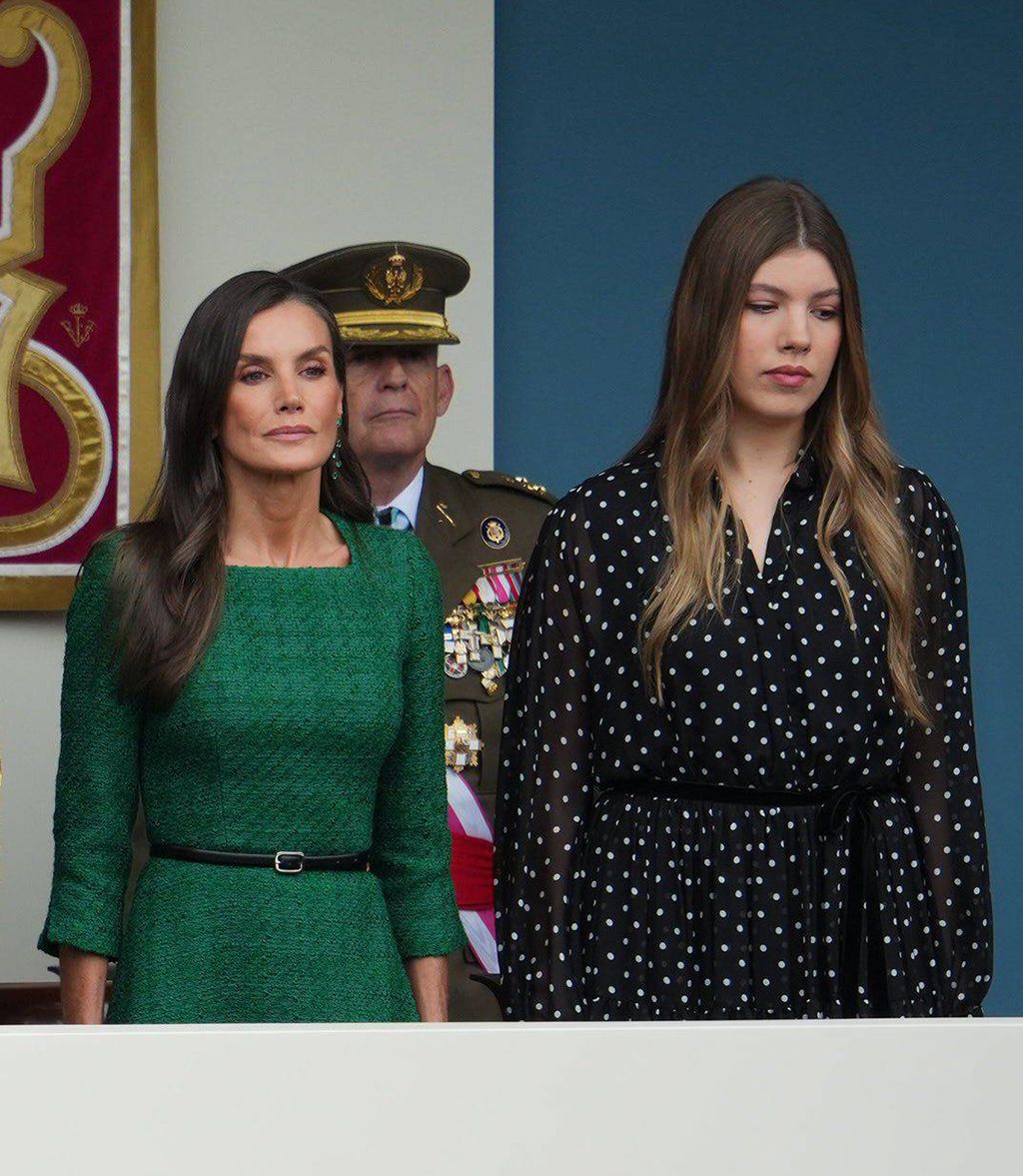 El look de la infanta Sofía en el desfile del 12 de octubre