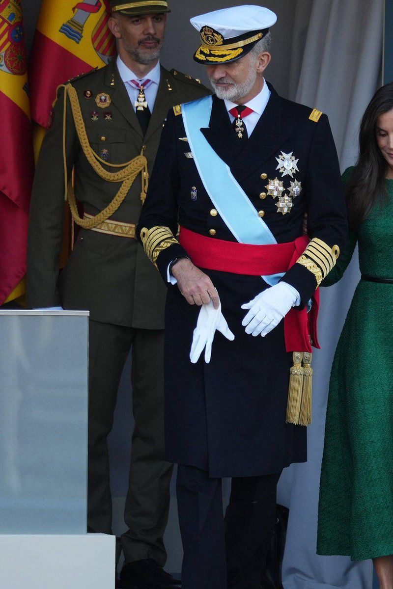 El rey Felipe VI en el desfile