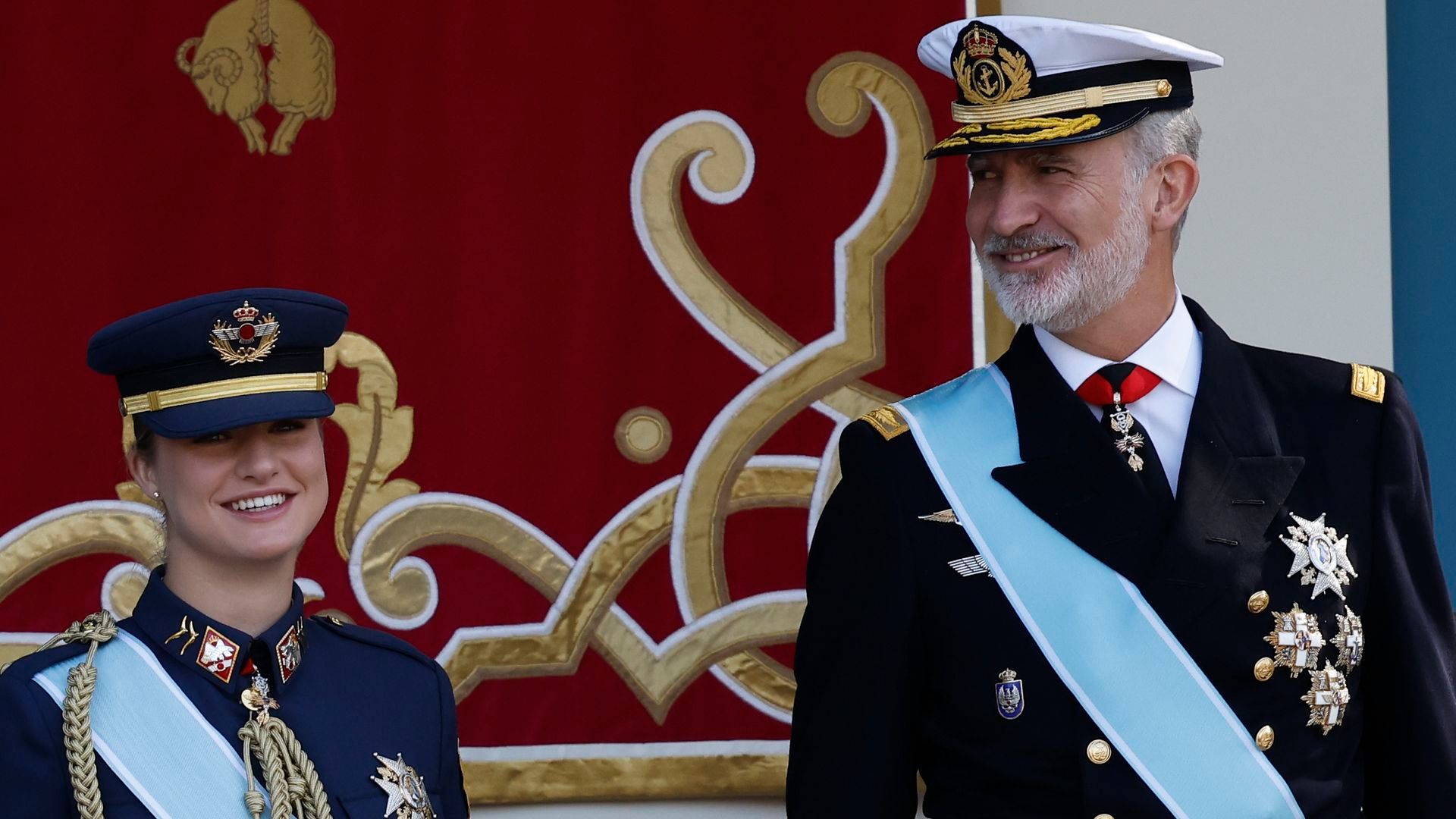 El rey Felipe y Leonor