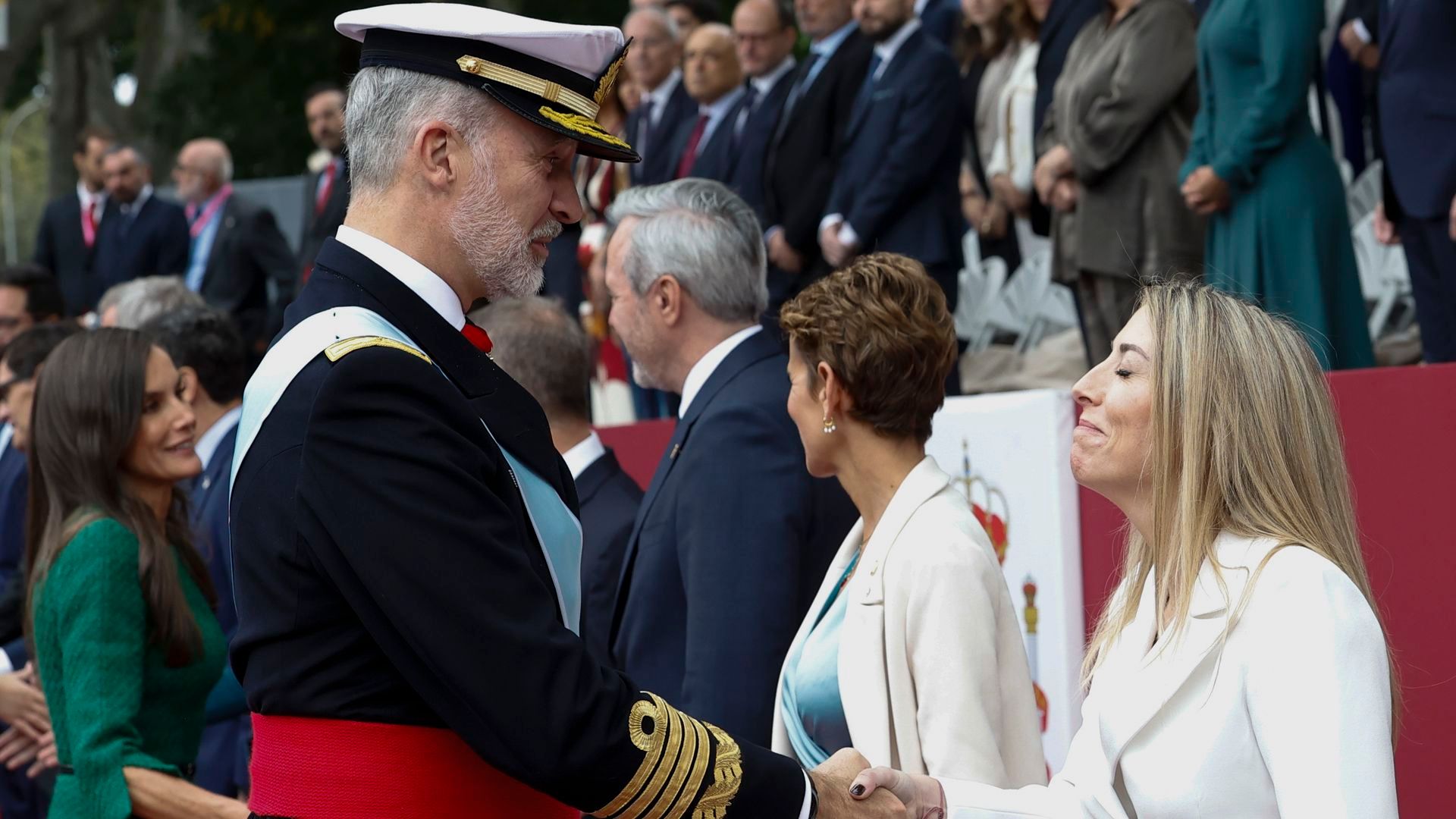 El rey Felipe y María Guardiola