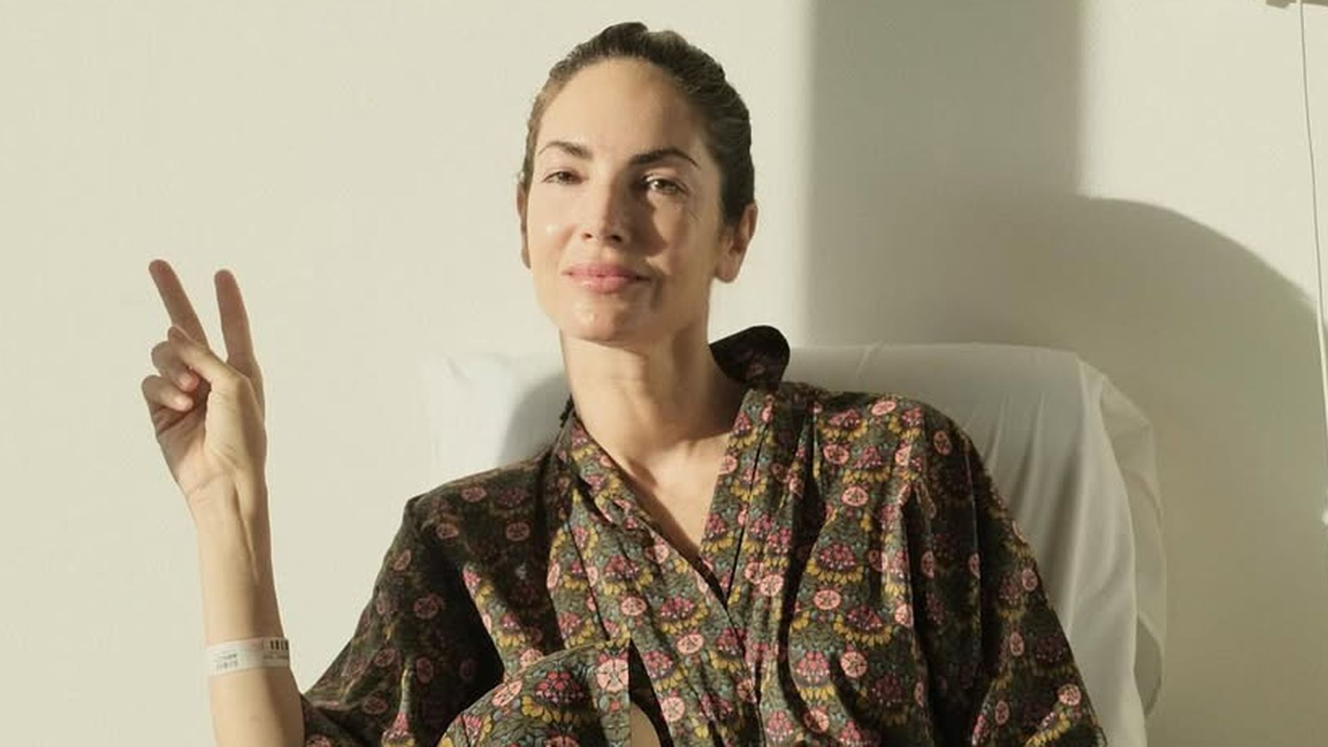 Eugenia Silva en el hospital