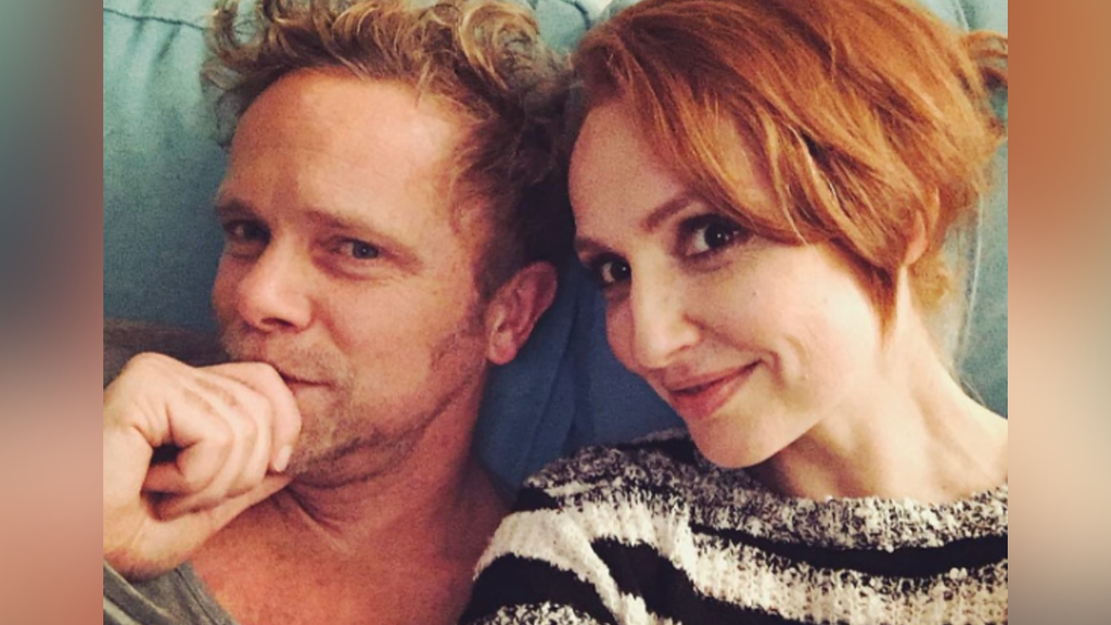 Jimmy Shaw y Cristina Castaño, en una imagen compartida por la actriz gallega en sus redes sociales