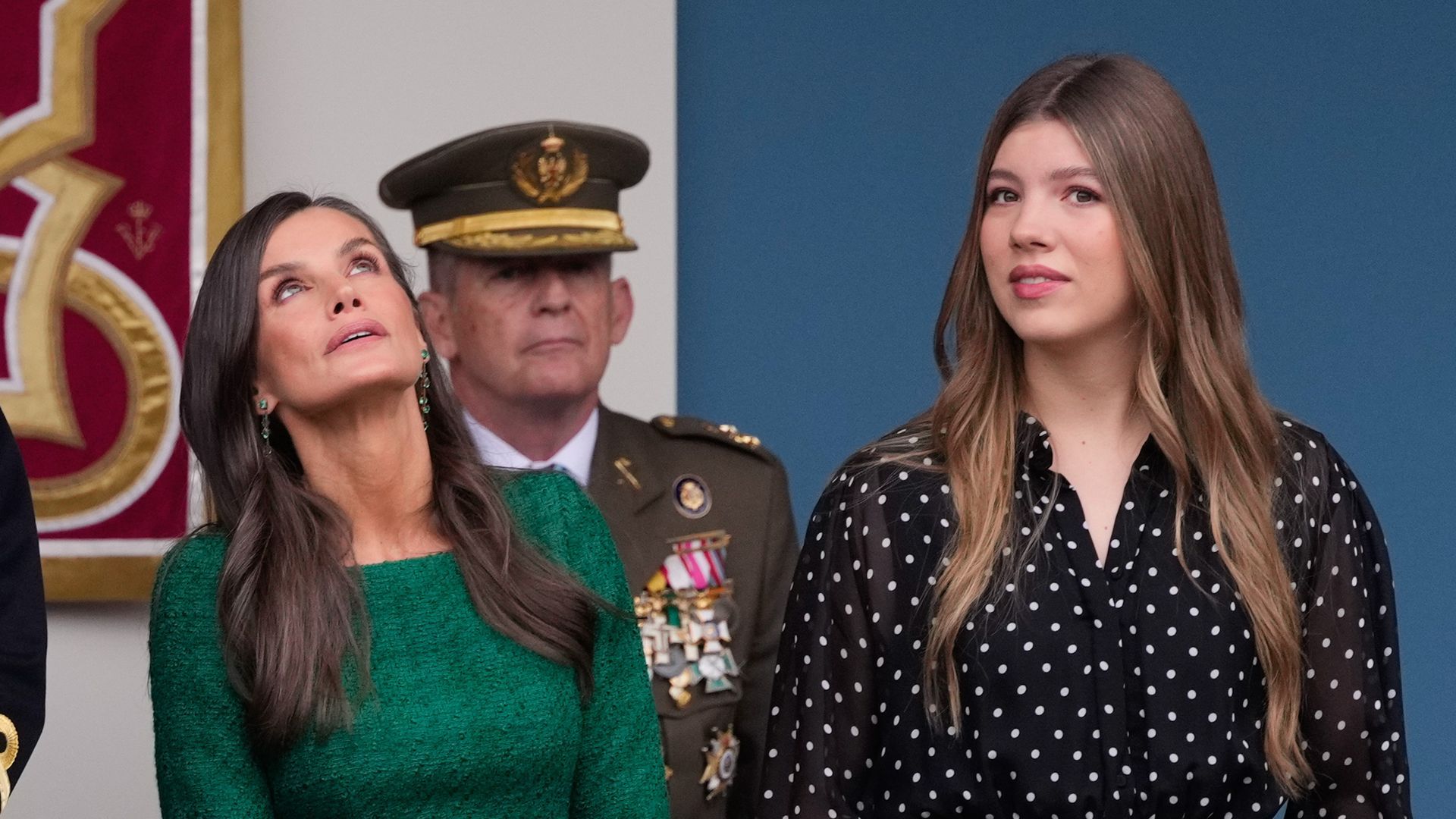 La infanta Sofía se estrena en su primera recepción en el Día de la Hispanidad