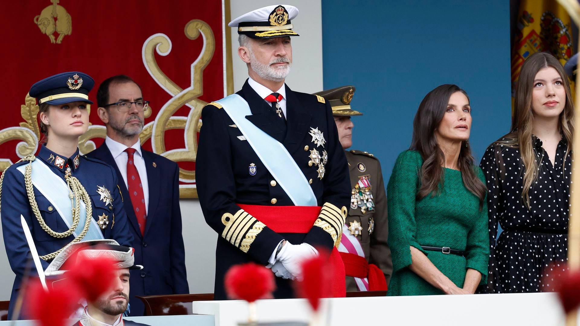 Los reyes Felipe y Letizia, la princesa Leonor y la infanta Sofía
