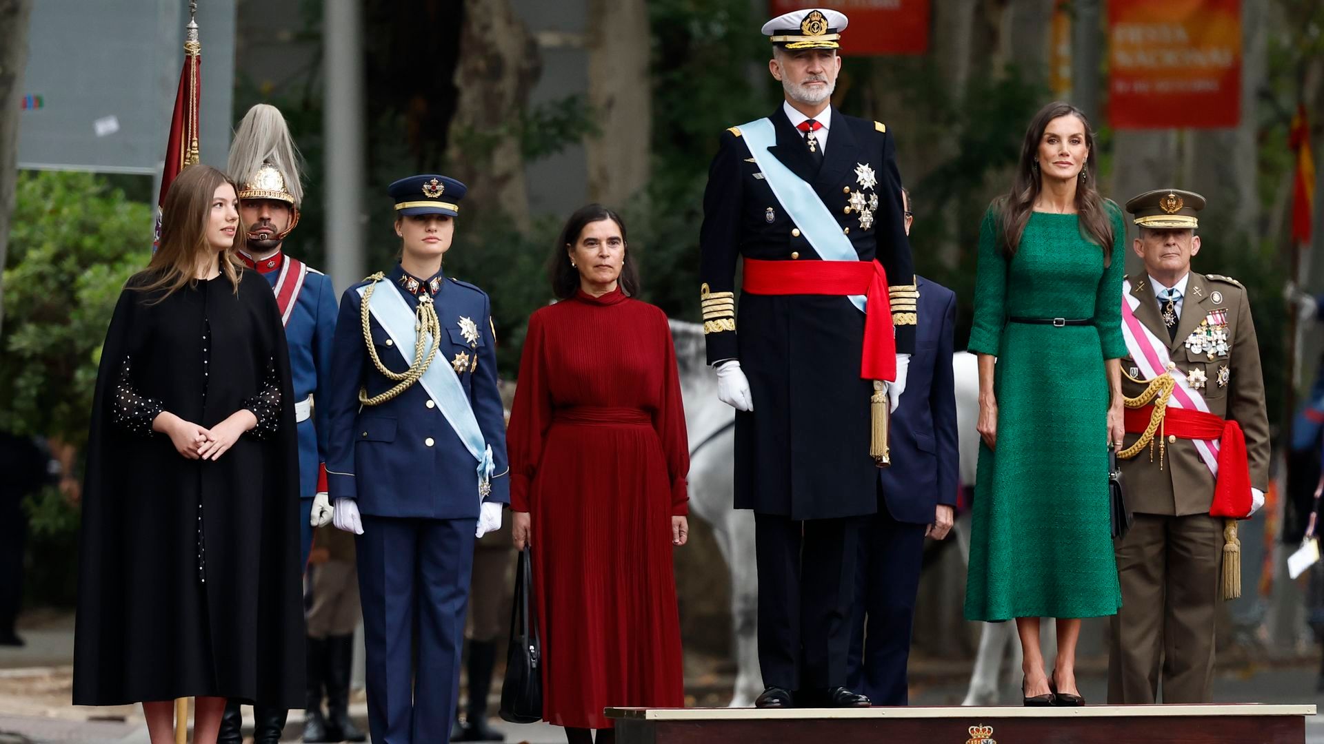 Los reyes Felipe y Letizia, la princesa Leonor y la infanta Sofía