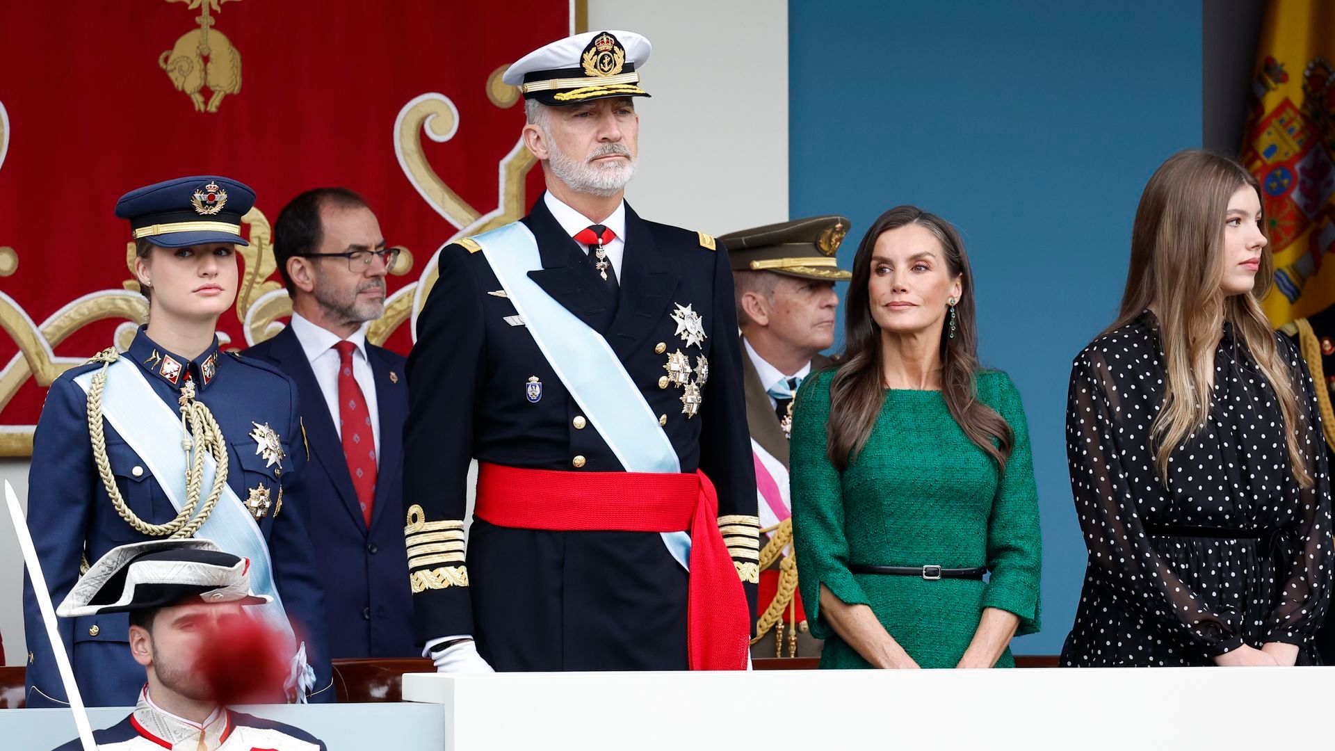 Los reyes Felipe y Letizia, la princesa Leonor y la infanta Sofía