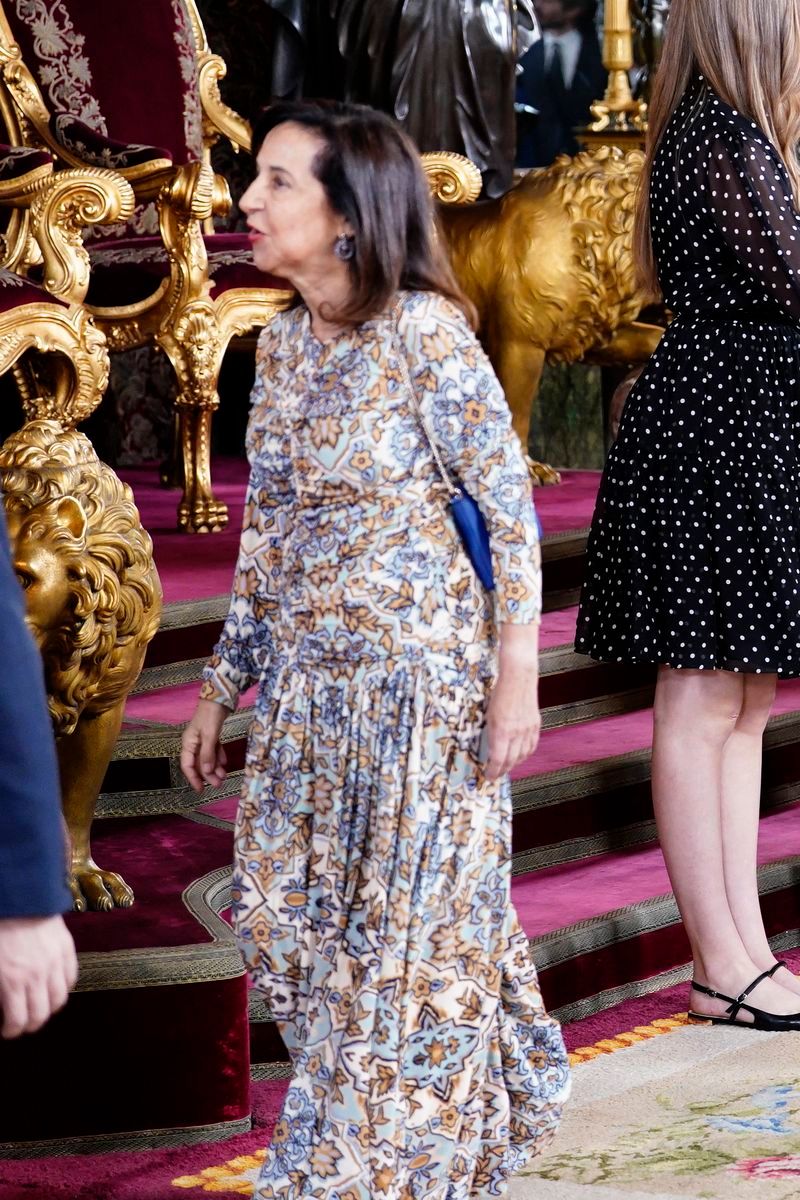 Margarita Robles en la recepción real