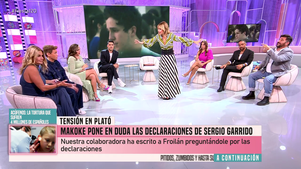 Sergio Garrido y Makoke protagonizan un duro enfrentamiento en 'Fiesta' y Emma García tiene que intervenir: "Eres un mentiroso" Fiesta 2025 Top Vídeos 856