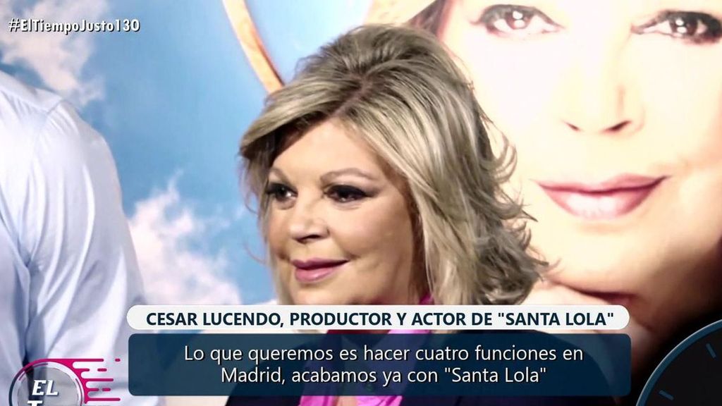 El productor de la obra de Terelu Campos, sobre la escasa venta de entradas en su estreno en Madrid: "No estamos nada nerviosos"