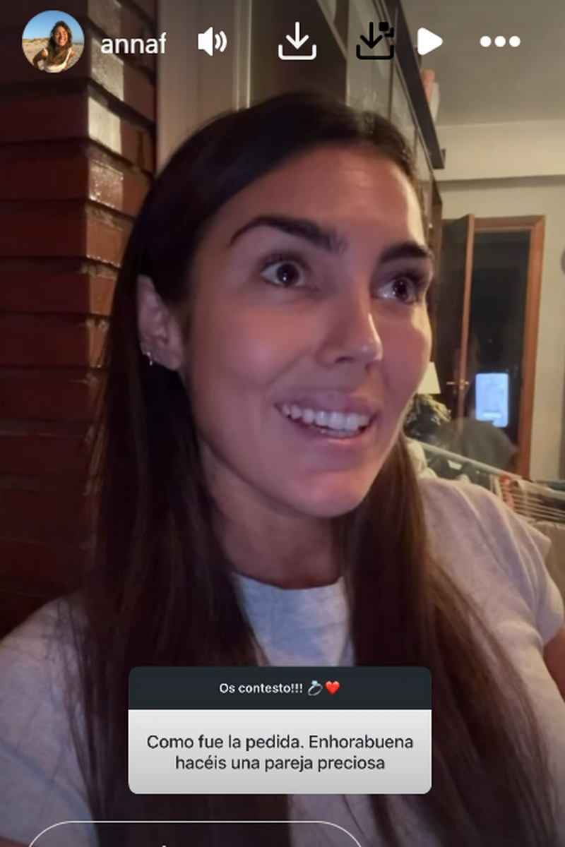 Anna Ferrer Padilla explica cómo fue su pedida de mano