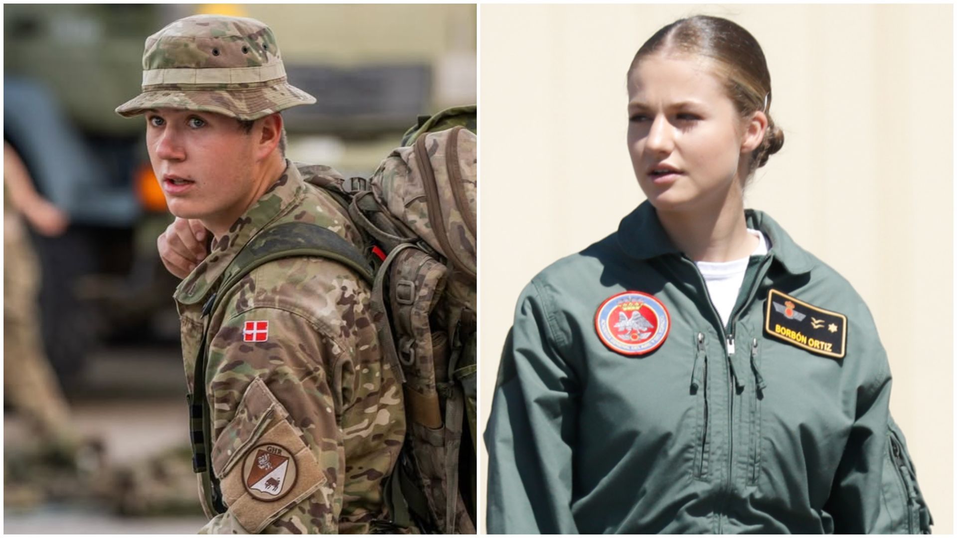 Christian de Dinamarca y la princesa Leonor