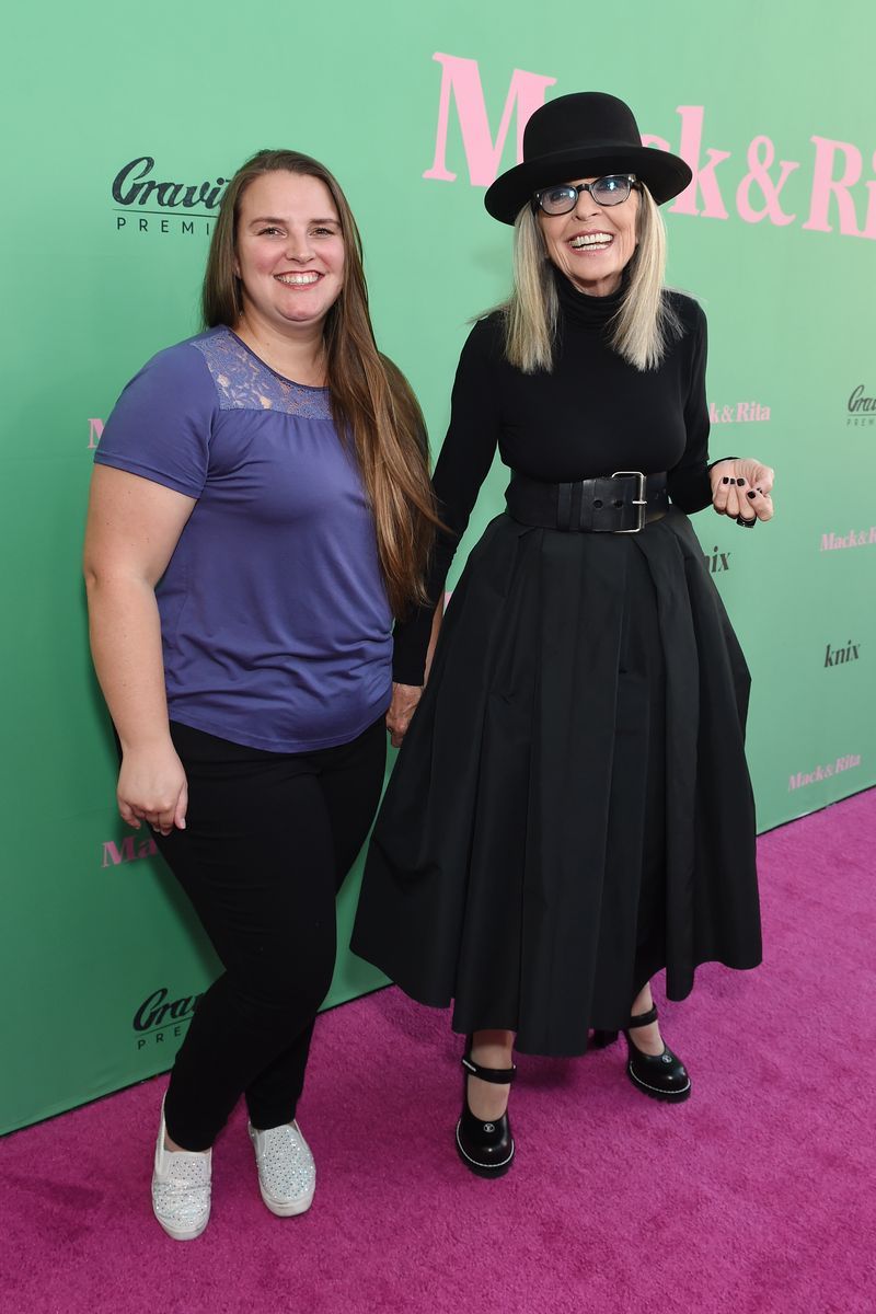 Diane Keaton y su hija Dexter, en 2022