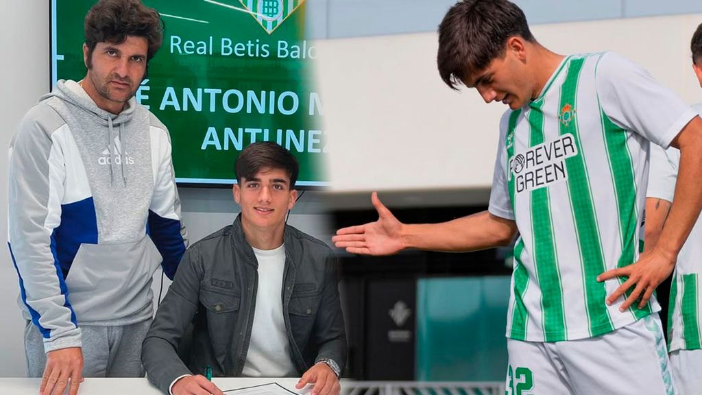 Morante de la Puebla y su hijo mayor, José Antonio