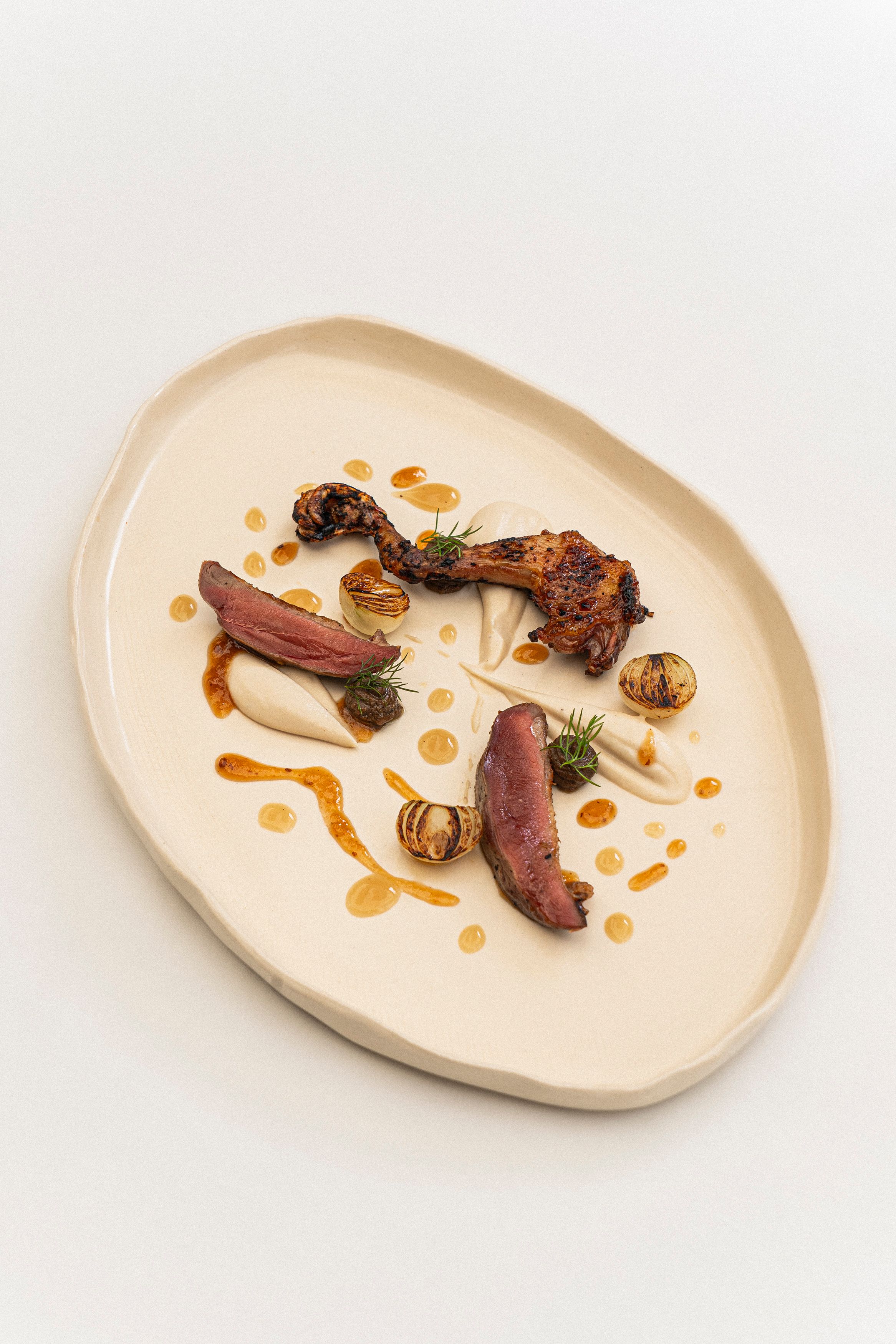 Uno de los platos de Caleña