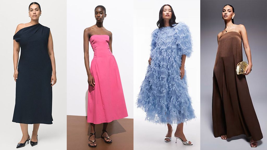 Vestidos de invitada de Mango y Asos