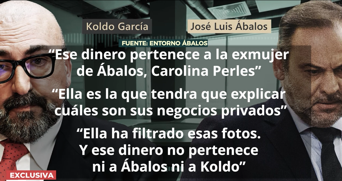 Exclusiva | El Entorno de Ábalos culpa a su exmujer de las fotos con fajos de billetes: "Solo busca hacer daño"