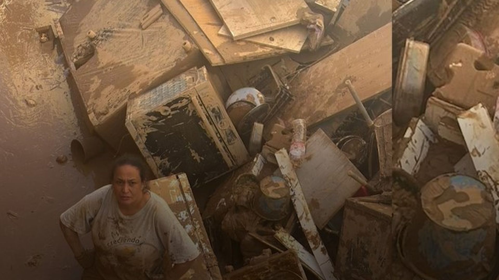 Eliana se quedó sin nada tras la DANA