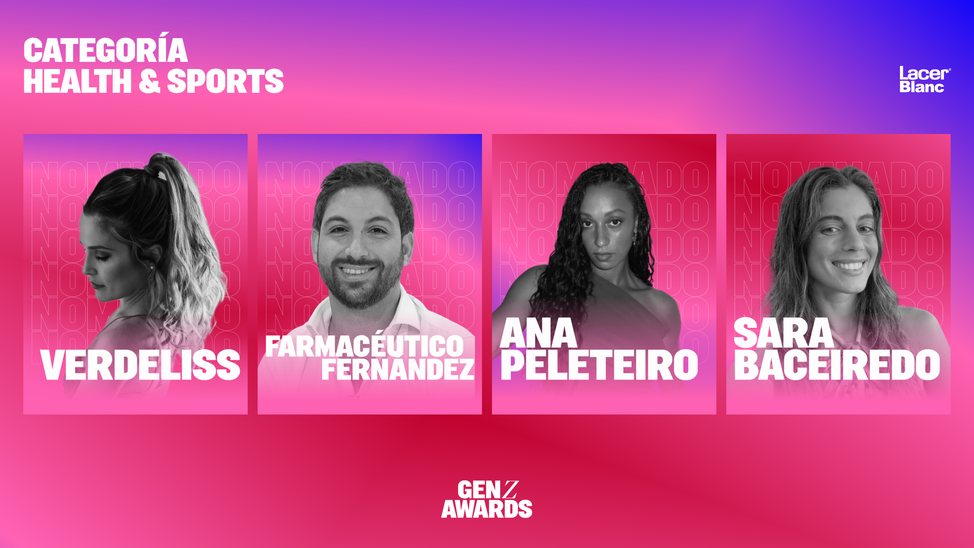 Los nominados en ‘Health & Sports by LacerBlanc’