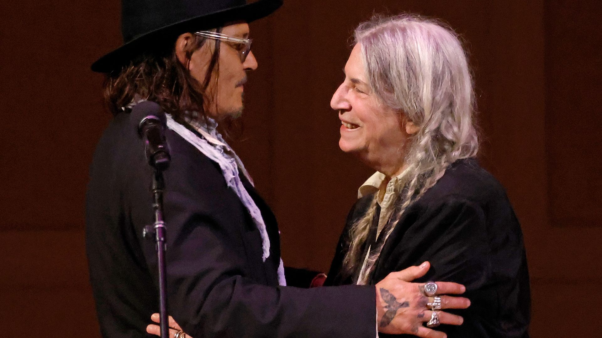 Patti Smith y Johnny Depp