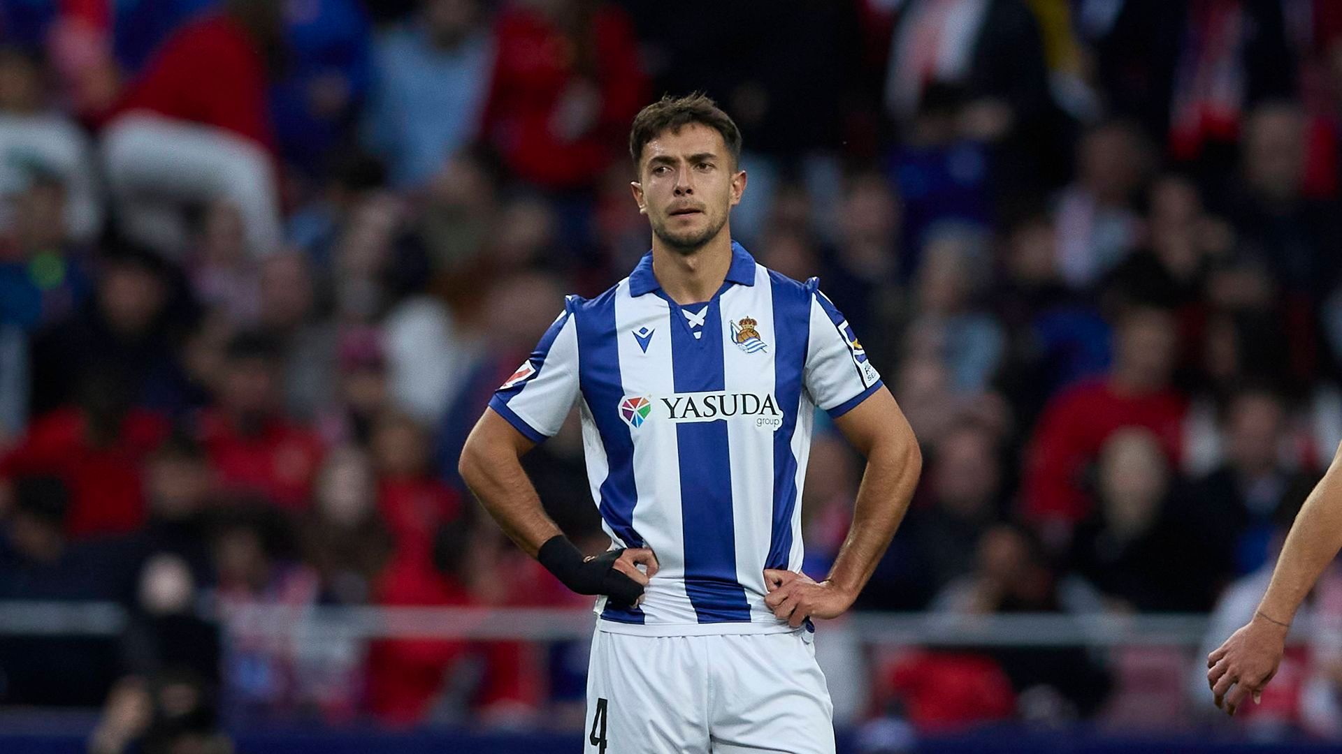 Zubimendi, durante su etapa en la Real Sociedad