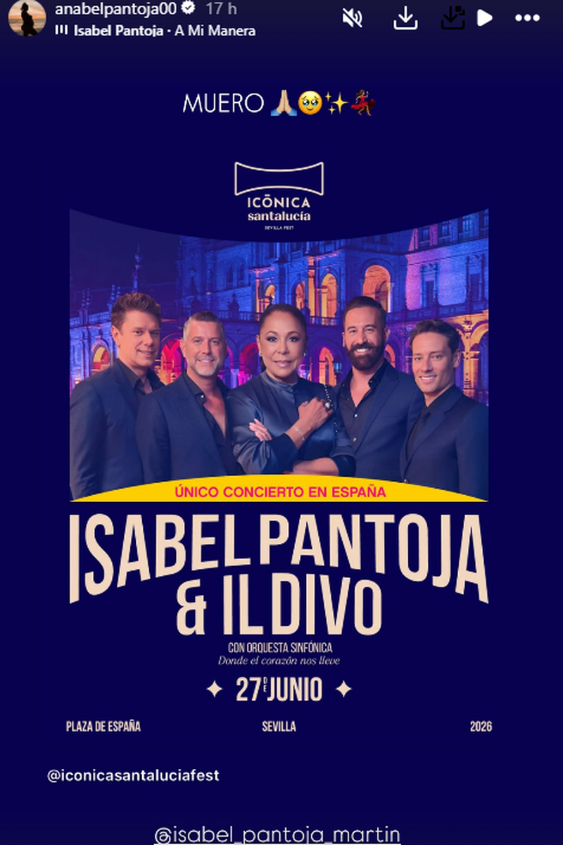 Anabel Pantoja celebra el último logro de su tía Isabel Pantoja