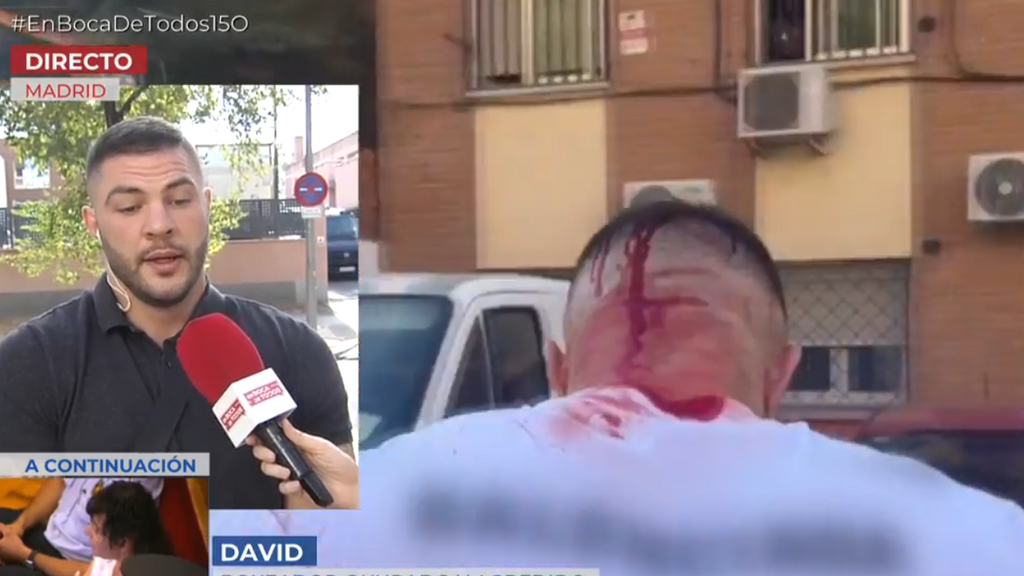 David, el boxeador okupado, agredido por los amigos y vecinos de su okupa: "Me dieron con un ladrillo en la cabeza"