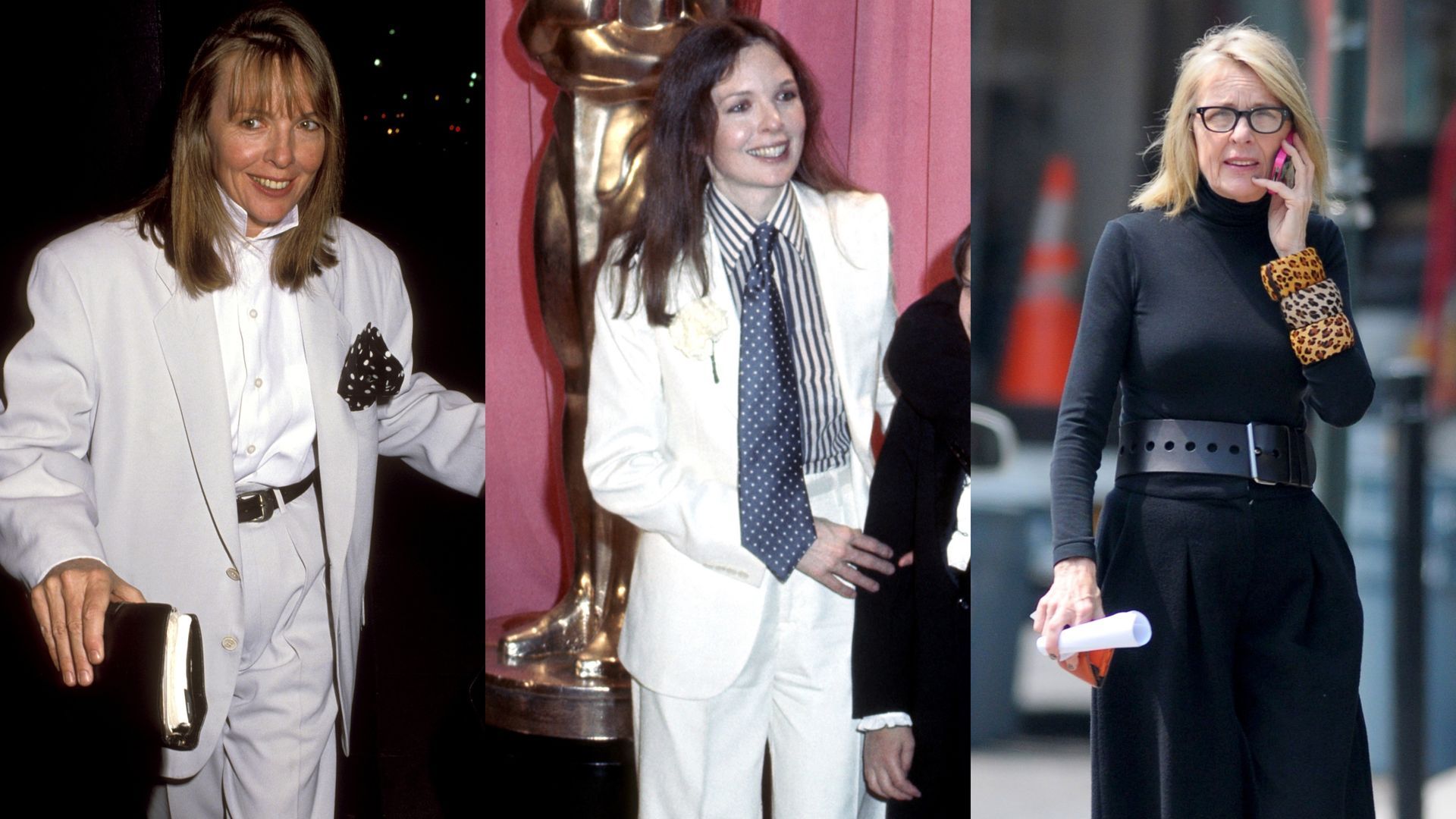 Diane Keaton, en un montaje de fotos Diane Keaton, en un montaje de fotos