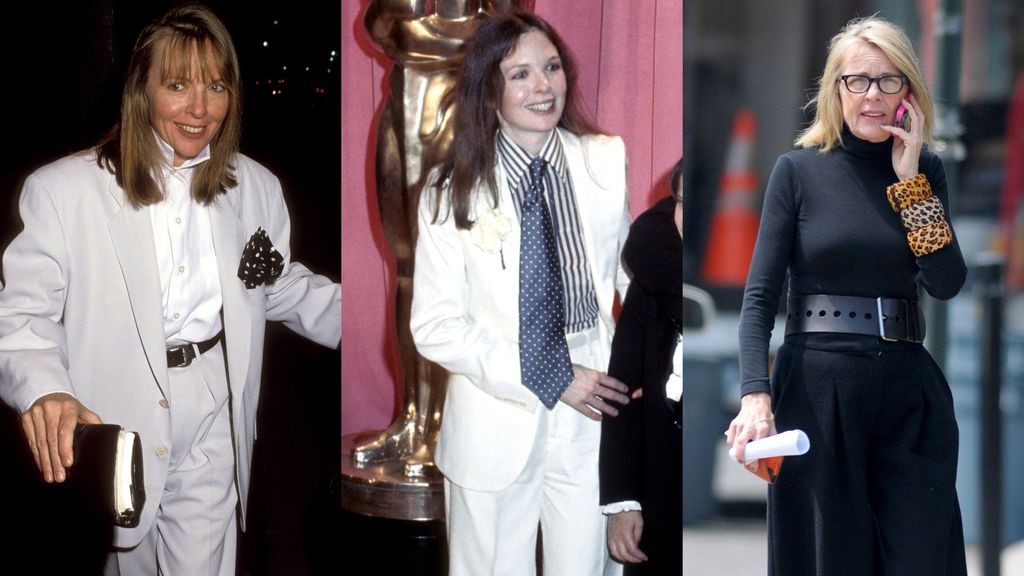 Diane Keaton, en un montaje de fotos