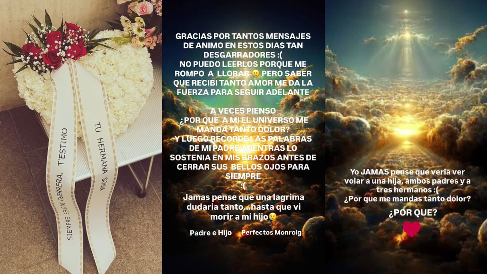 El mensaje de Sonia Monroy sobre la muerte de su hija tras haber perdido a su hermana