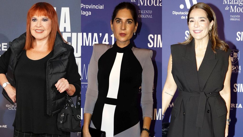 Loles León, Lourdes Montes y Raquel Bollo, en un montaje de fotos
