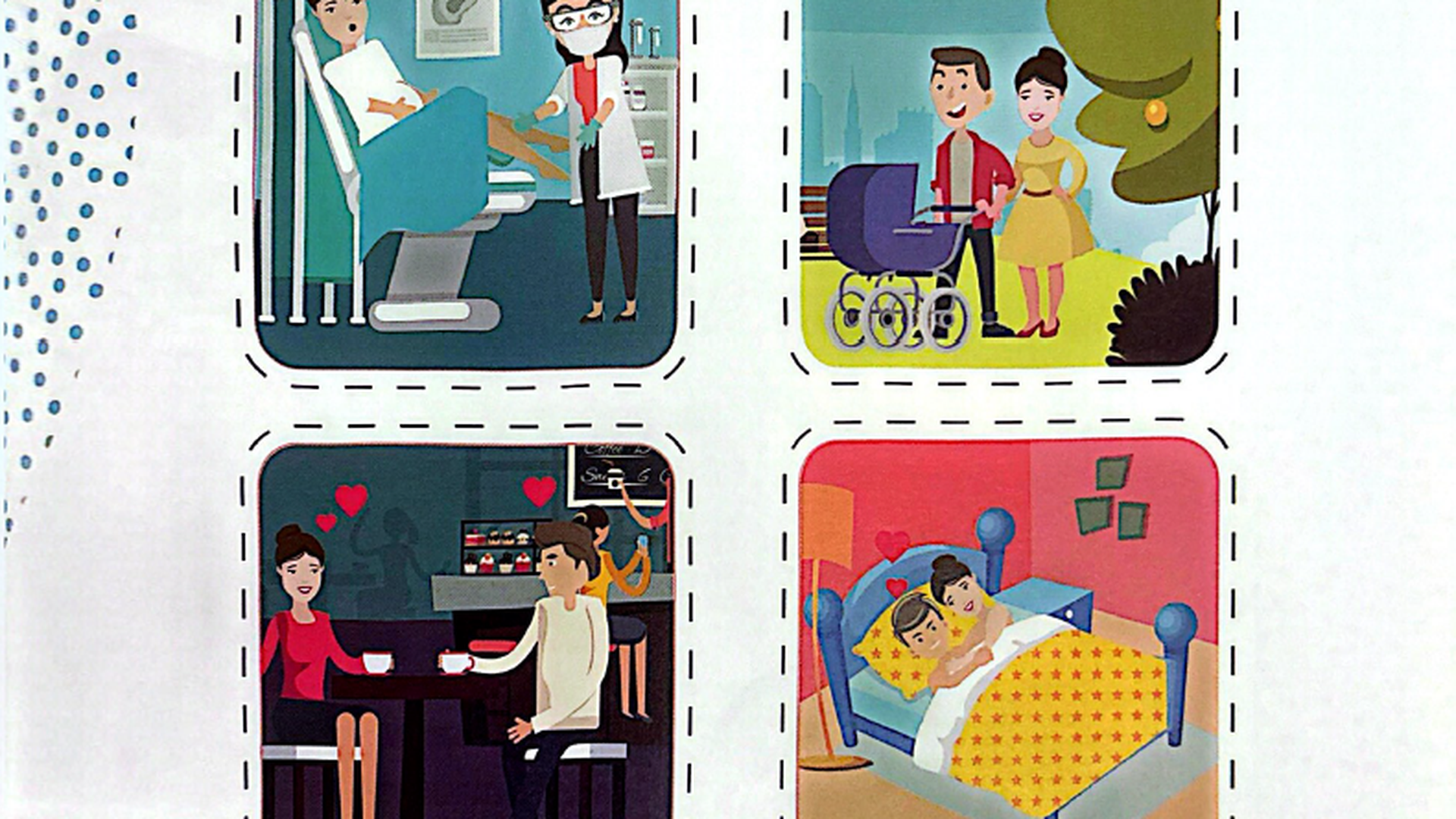 Una de las actividades del cuadernillo de educación sexual recientemente retirado