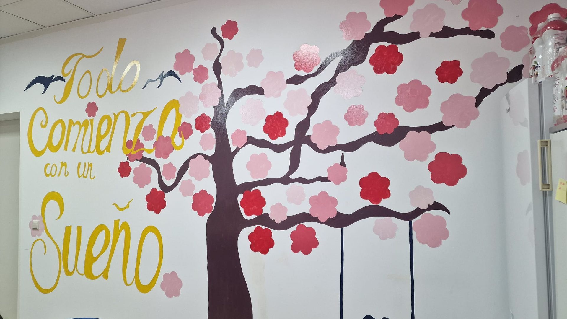 Una de las aulas del CEIP Nuestra Señora de la Paz de Sevilla