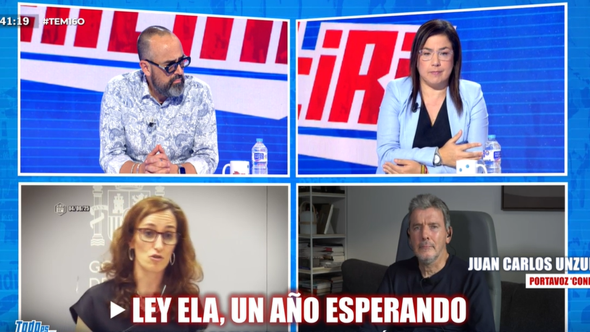 Ana Vázquez a Juan Carlos Unzúe tras denunciar la espera de financiación para la ELA: "Lo siento de verdad como política, es vergonzoso" Ana Vázquez a Juan Carlos Unzúe tras denunciar la espera de financiación para la ELA: "Lo siento de verdad como política, es vergonzoso"