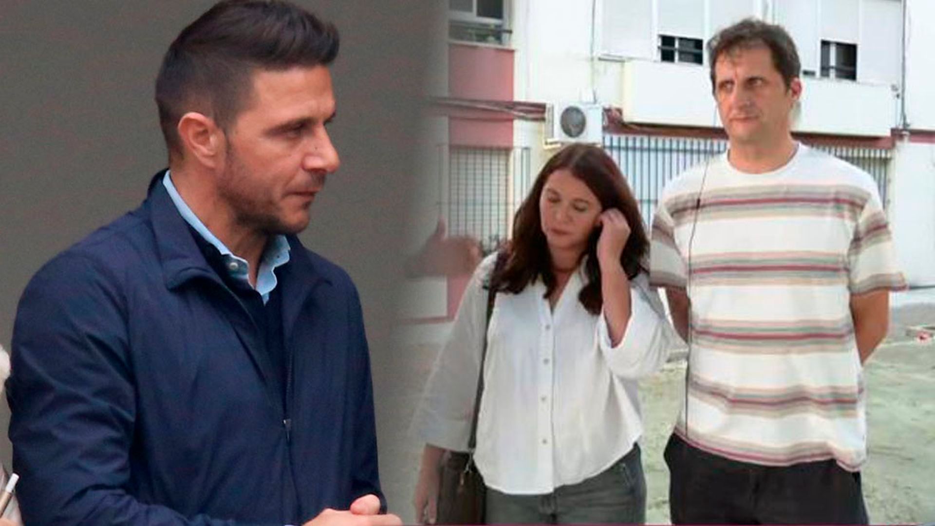 Joaquín Sánchez, su hermano Lucas y la expareja de este, Gina Joaquín Sánchez, su hermano Lucas y la expareja de este, Gina