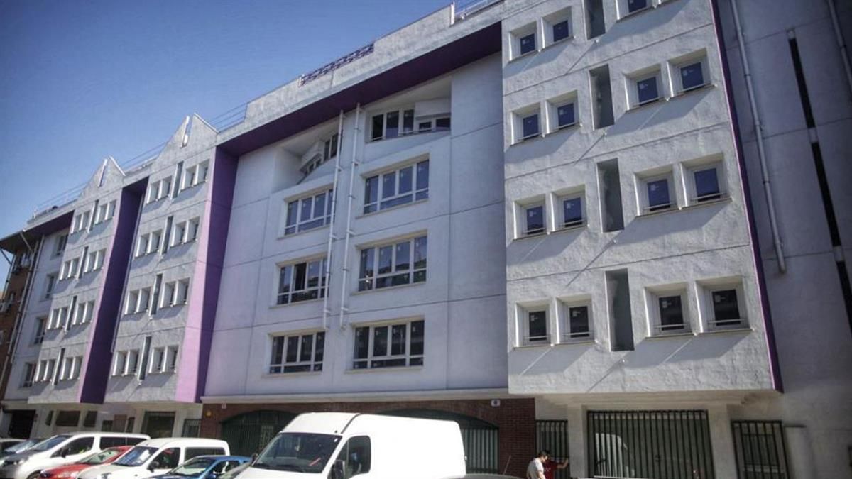 La fachada de la residencia, recién restaurada