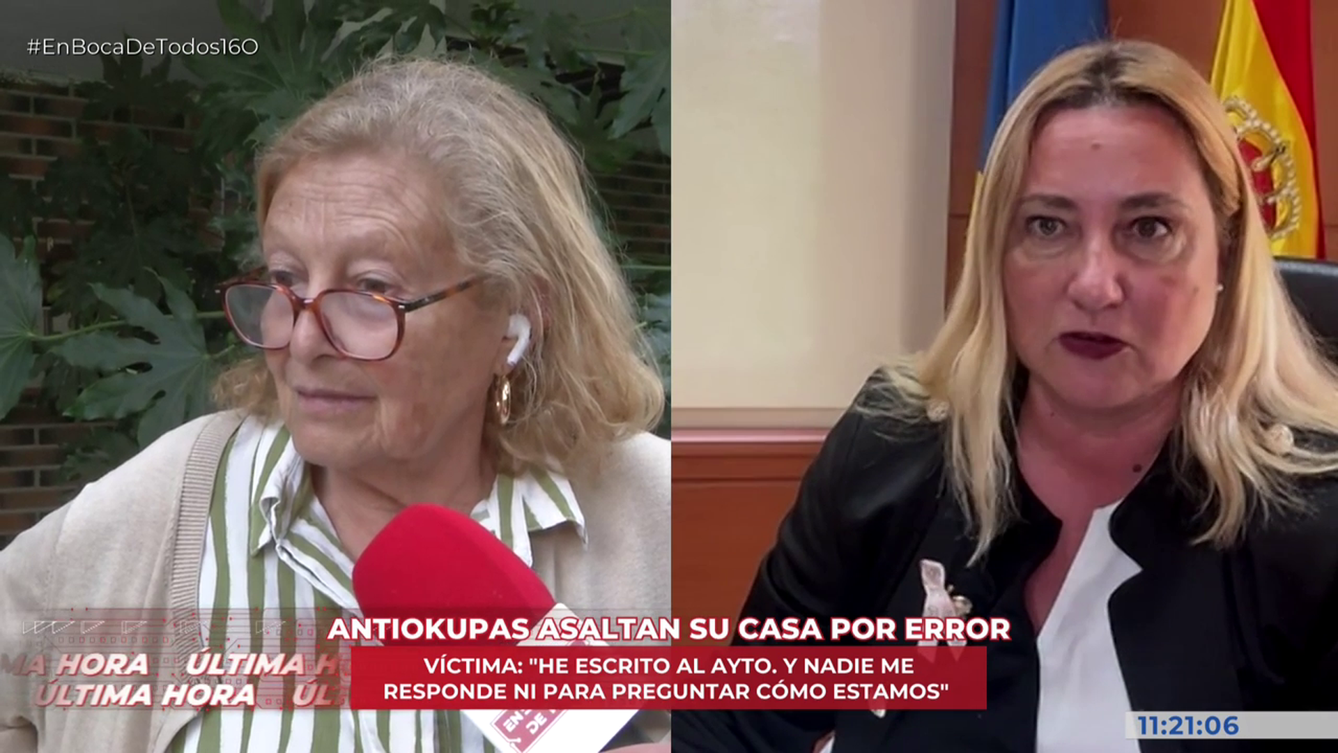 La inquiokupa 'de alta cuna' se enfrenta a la alcaldesa de Torrelodones: “Esta tía está loca” La inquiokupa 'de alta cuna' se enfrenta a la alcaldesa de Torrelodones: “Esta tía está loca”