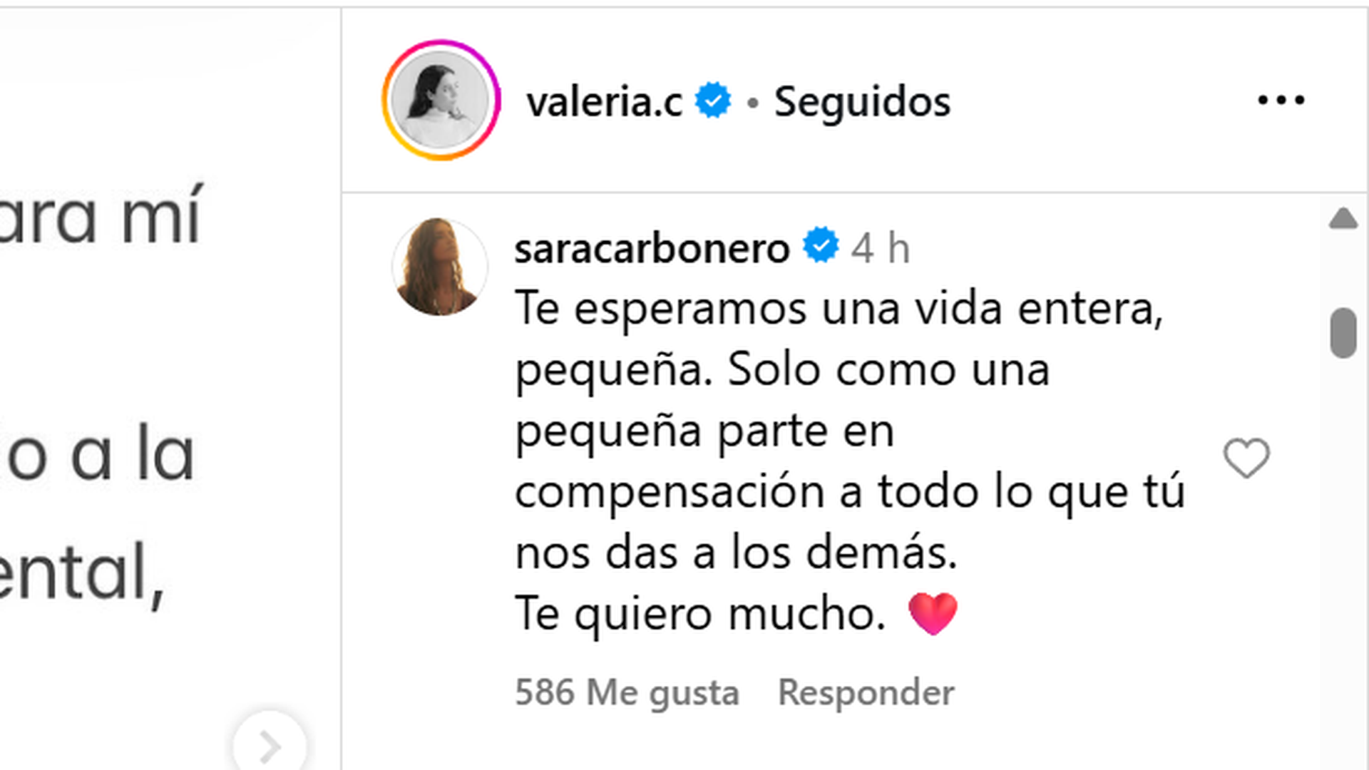 La reacción de Sara Carbonero