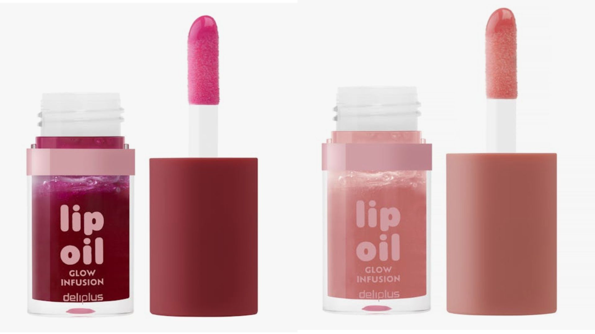 Los nuevos 'lip oils' de Mercadona, en un montaje de fotos