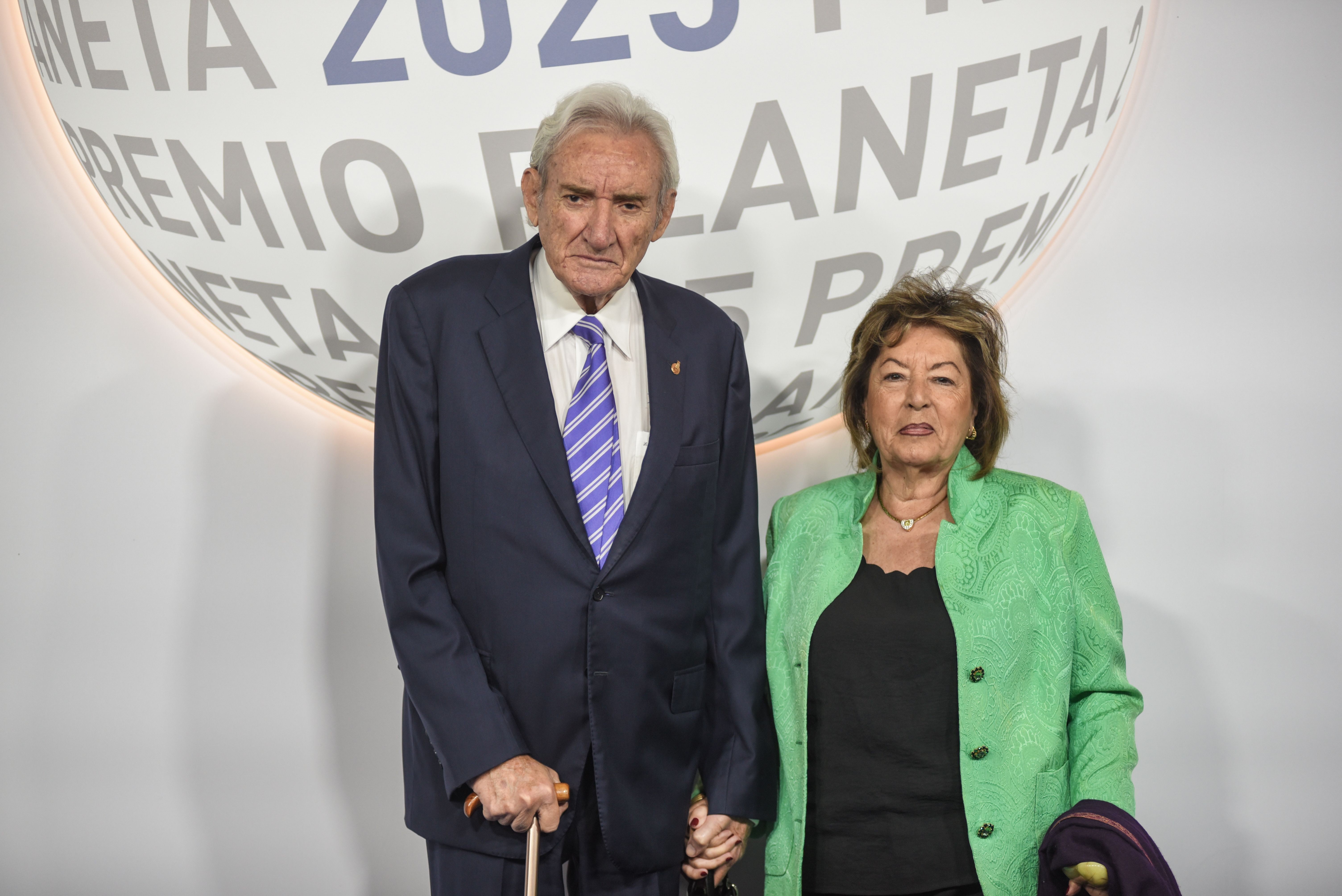 Luis del Olmo y su mujer Mercedes González